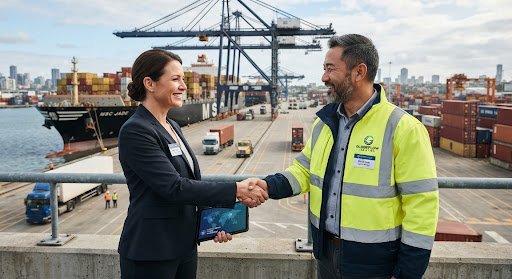 International Trade Facilitation Handshake and Logistics